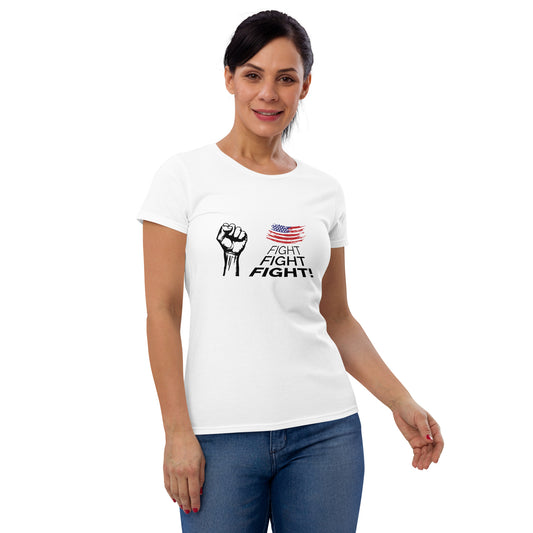 FIGHT to have Peace Prepare for War Women's short sleeve t-shirt